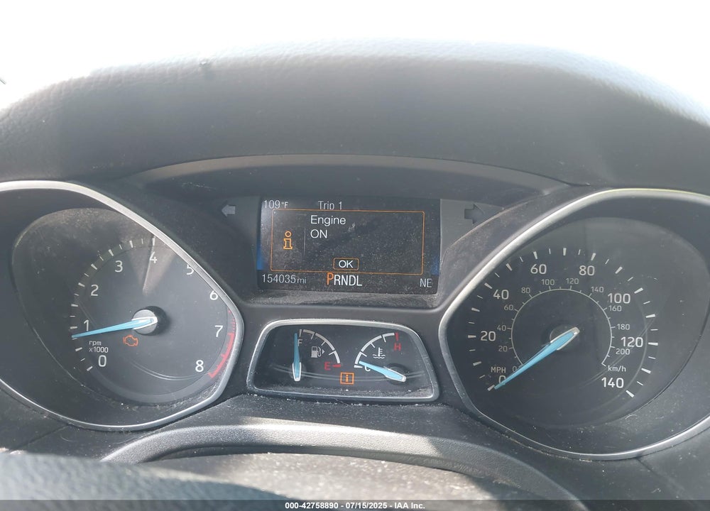 2015 FORD FOCUS VIN: 1FADP3K22FL214384