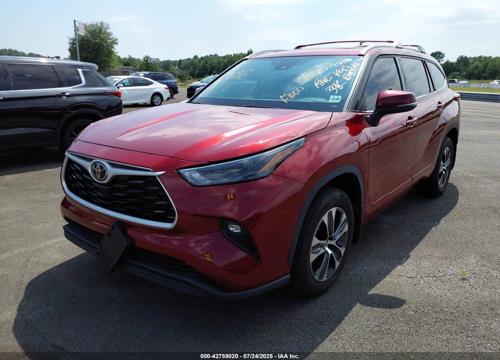 2022 TOYOTA HIGHLANDER VIN: 5TDGZRBH2NS165936