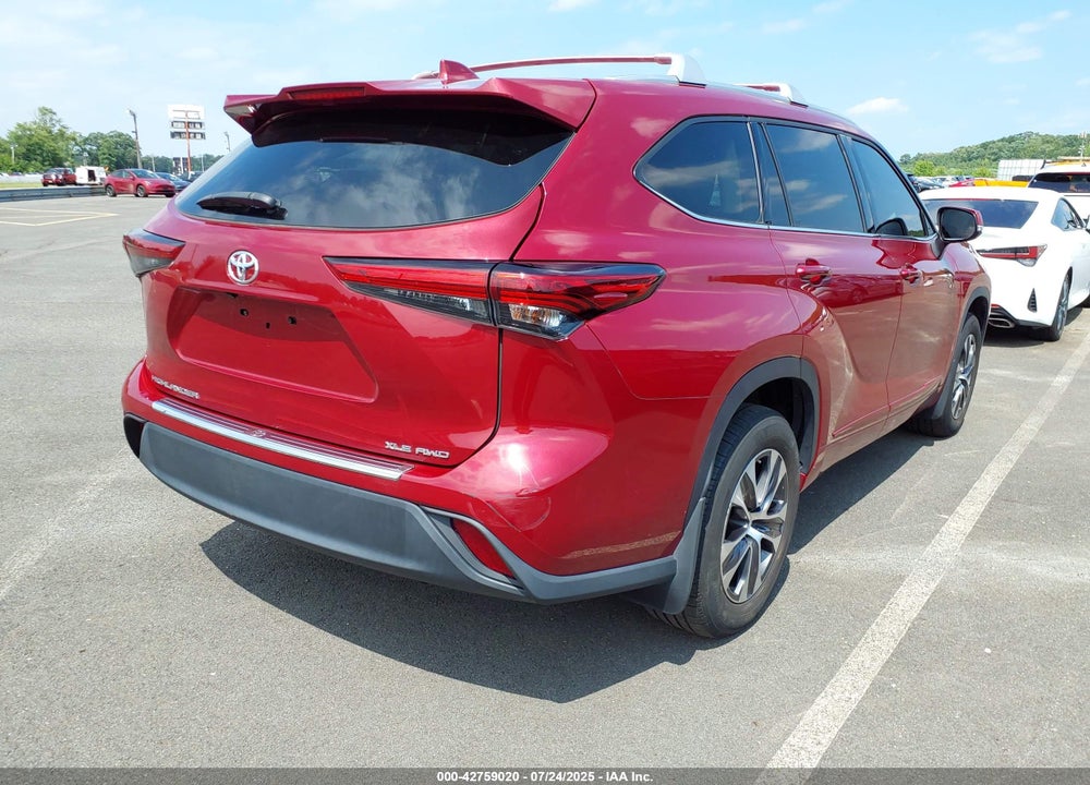 2022 TOYOTA HIGHLANDER VIN: 5TDGZRBH2NS165936