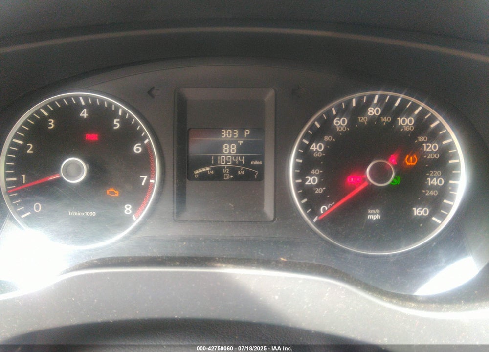 2012 VOLKSWAGEN JETTA VIN: 3VWDP7AJ9CM328710