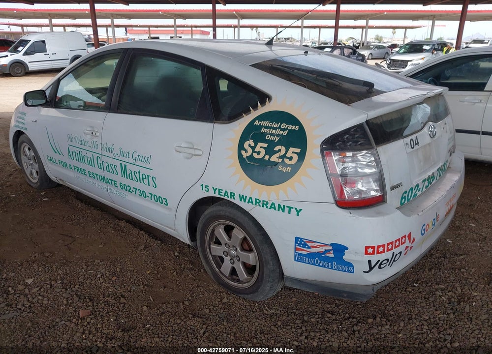 2005 TOYOTA PRIUS VIN: JTDKB20U853121642