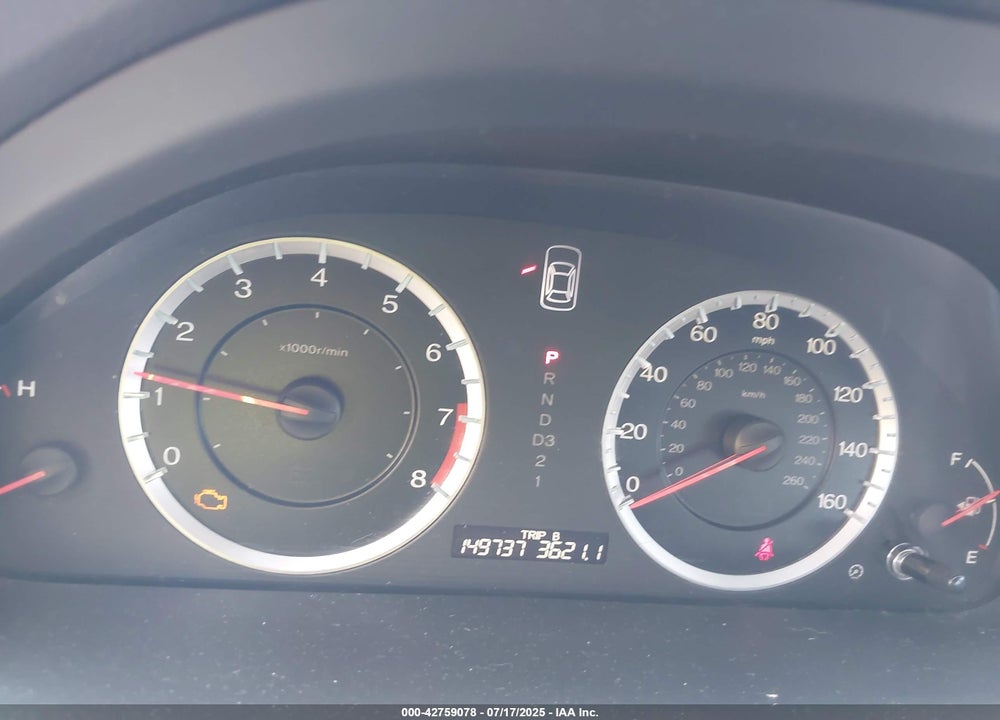 2011 HONDA ACCORD VIN: 1HGCP2F49BA118853