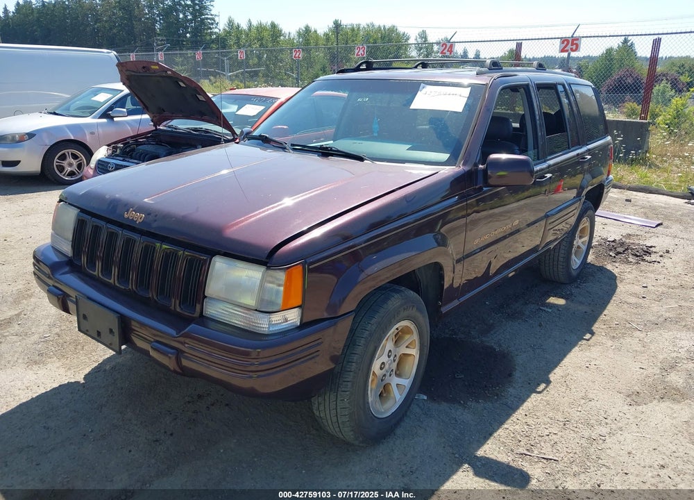 1996 JEEP GRAND CHEROKEE LIMITED VIN: 1J4GZ78S8TC320179
