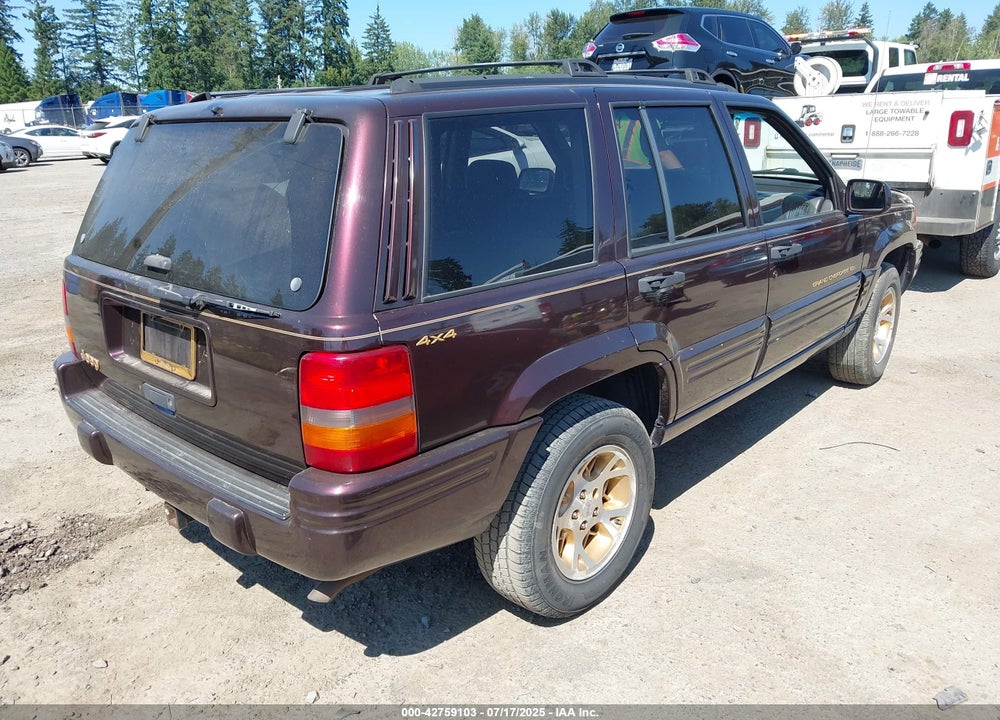 1996 JEEP GRAND CHEROKEE LIMITED VIN: 1J4GZ78S8TC320179