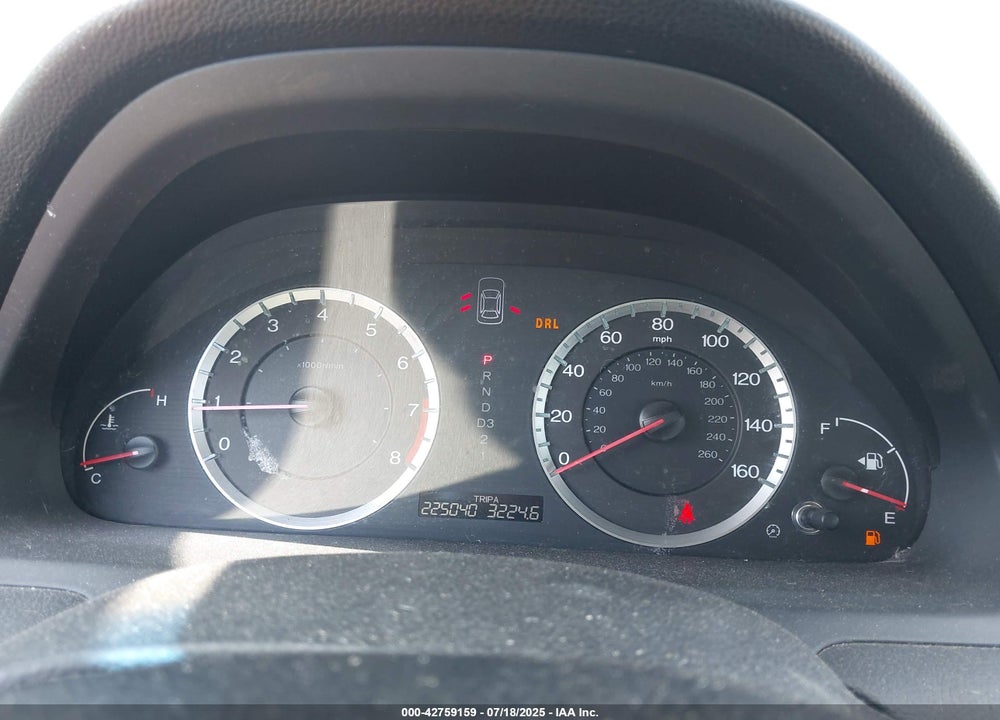 2009 HONDA ACCORD VIN: 1HGCP36829A016409