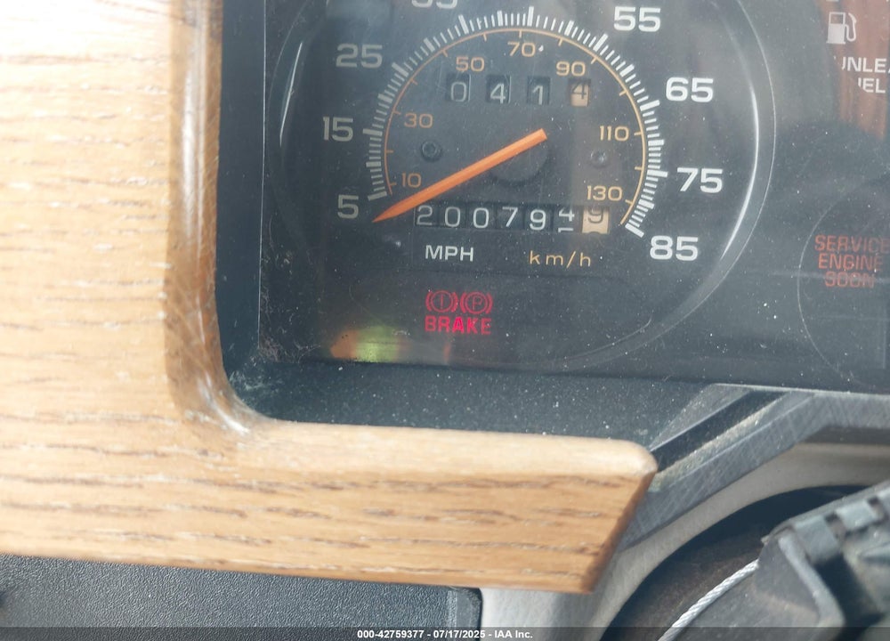 1995 GMC RALLY WAGON / VAN G2500 VIN: 1GDEG25K3SF526030