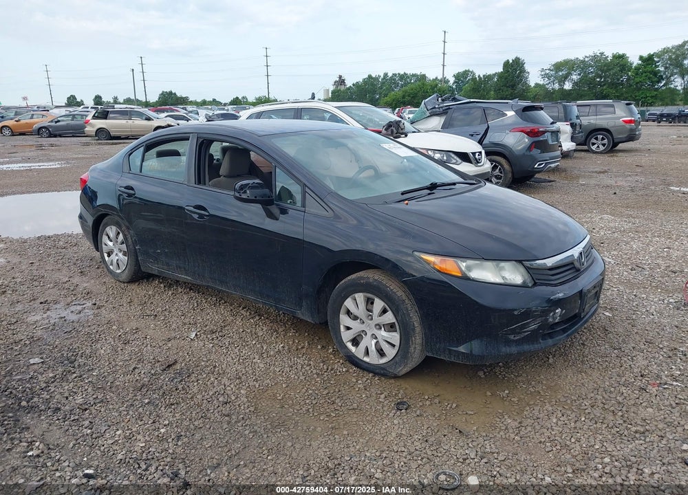 2012 HONDA CIVIC VIN: 19XFB2F53CE365416