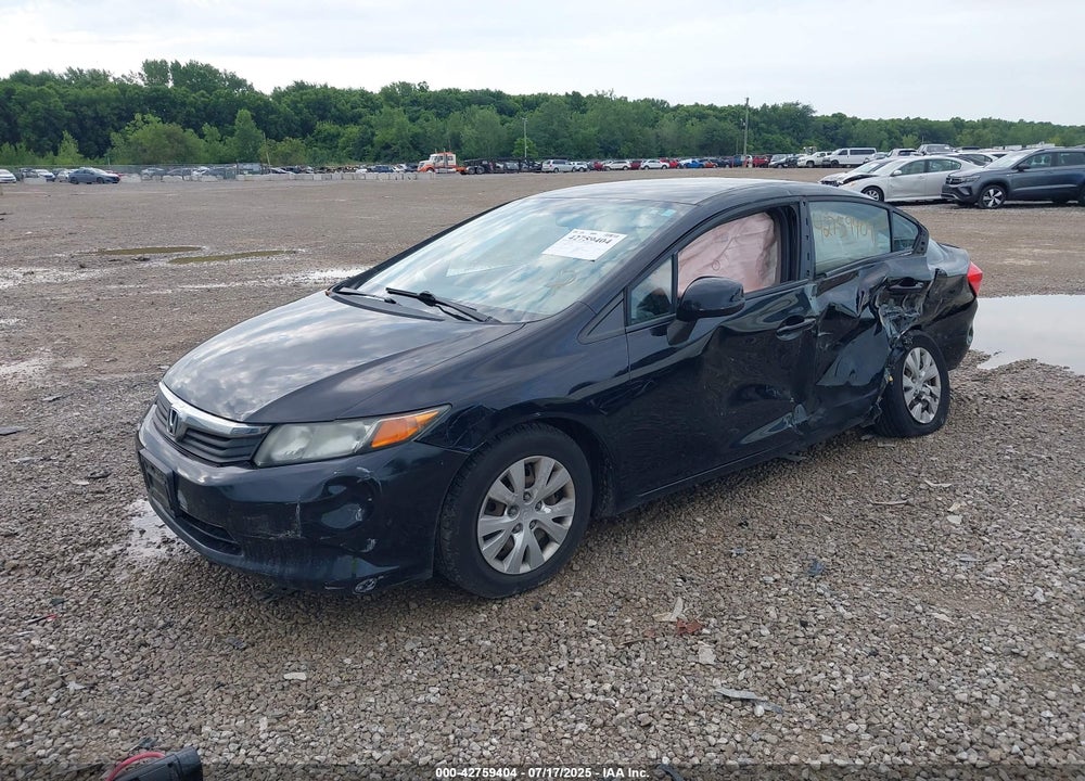 2012 HONDA CIVIC VIN: 19XFB2F53CE365416