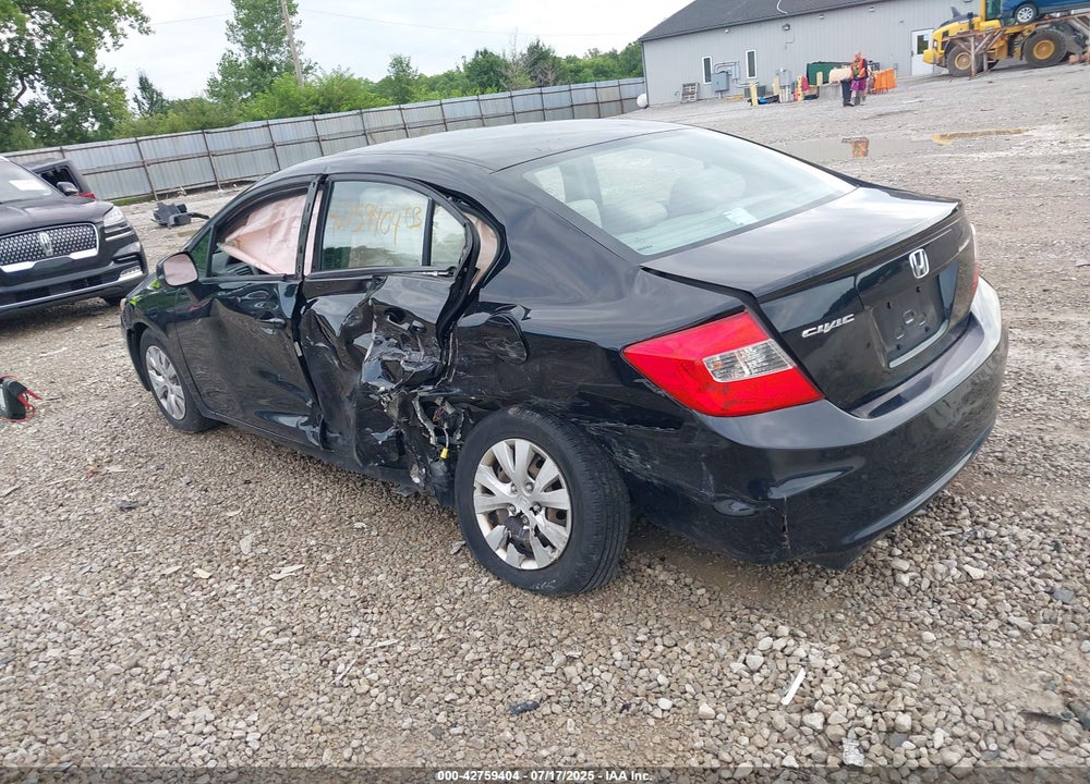 2012 HONDA CIVIC VIN: 19XFB2F53CE365416