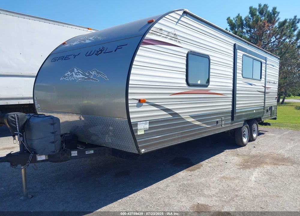 2014 CHEROKEE GREY WOLF 23BD TRAVEL TRAILER VIN: 4X4TCKY25EK022152