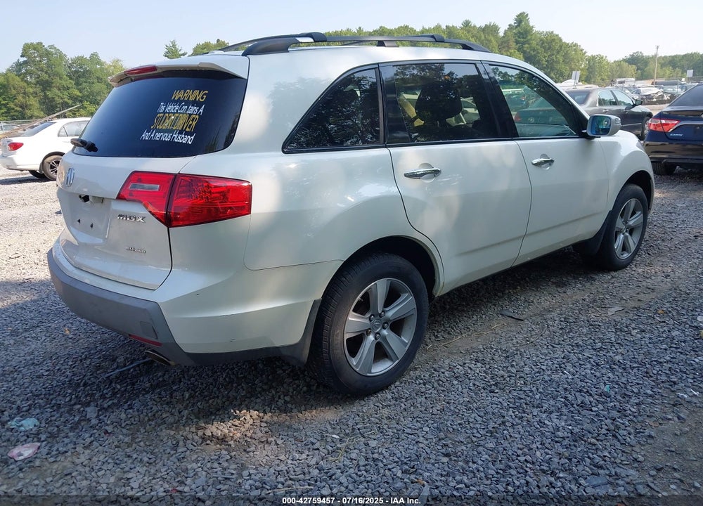 2008 ACURA MDX TECHNOLOGY PACKAGE VIN: 2HNYD28638H550354