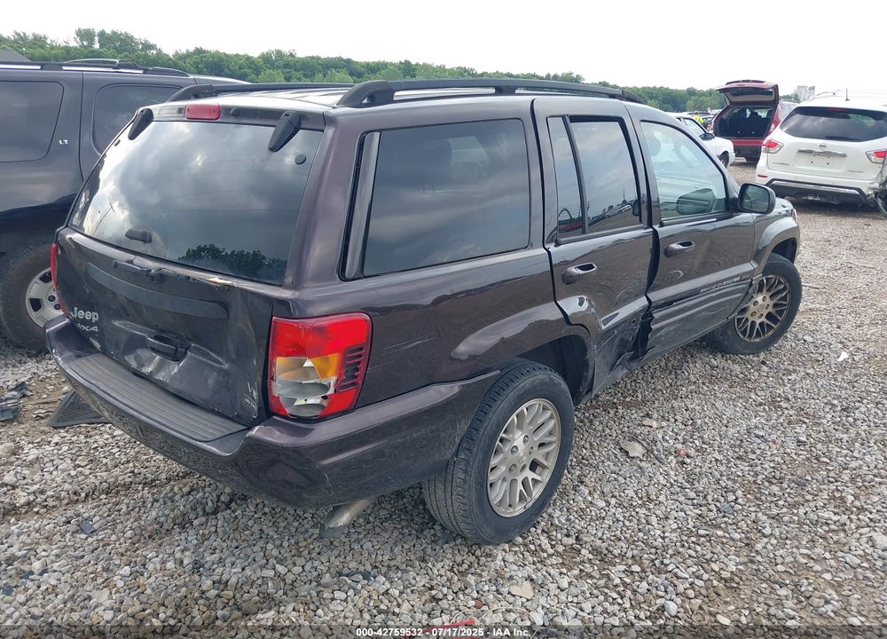 2004 JEEP GRAND CHEROKEE VIN: 1J4GW58N44C247000