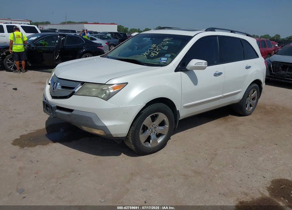 2008 ACURA MDX VIN: 2HNYD28548H509285