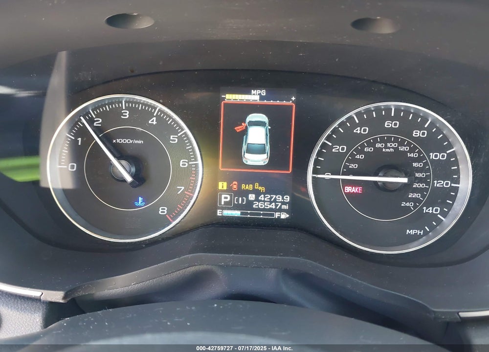 2022 SUBARU IMPREZA VIN: 4S3GTAU66N3725389