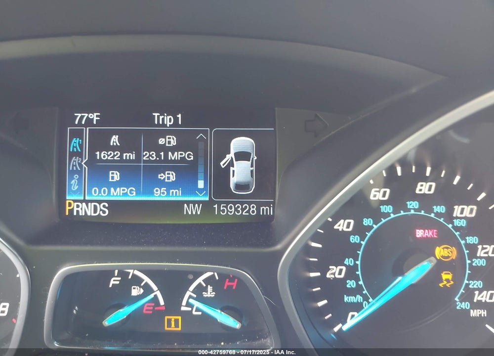 2014 FORD ESCAPE VIN: 1FMCU0JX0EUA59672