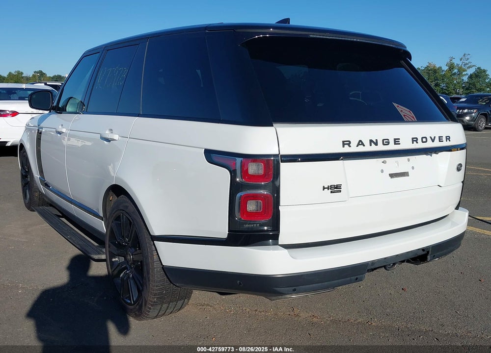 2020 LAND ROVER RANGE ROVER HSE VIN: SALGS2RU0LA405289
