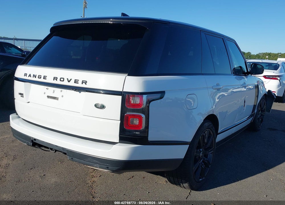 2020 LAND ROVER RANGE ROVER HSE VIN: SALGS2RU0LA405289