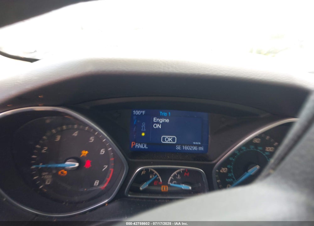 2014 FORD FOCUS VIN: 1FADP3F25EL458135
