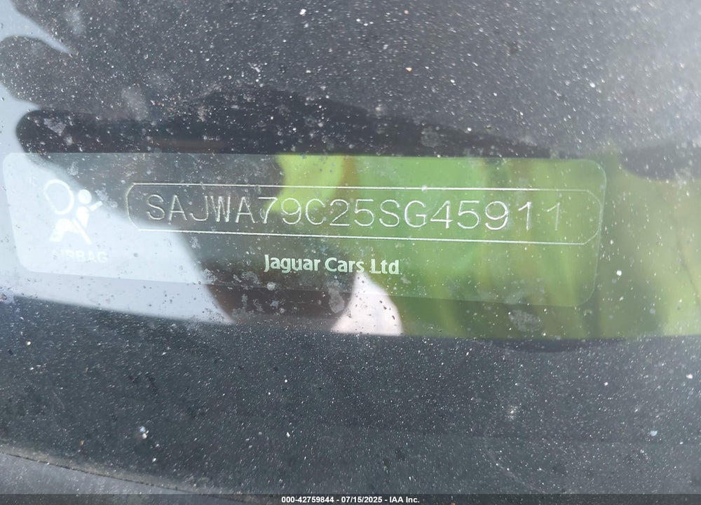 2005 JAGUAR XJ XJ8 L VIN: SAJWA79C25SG45911