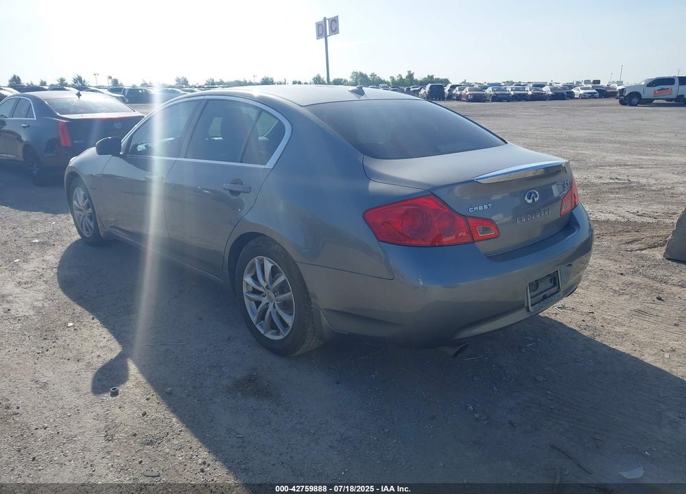 2008 INFINITI G35 JOURNEY VIN: JNKBV61E78M206541