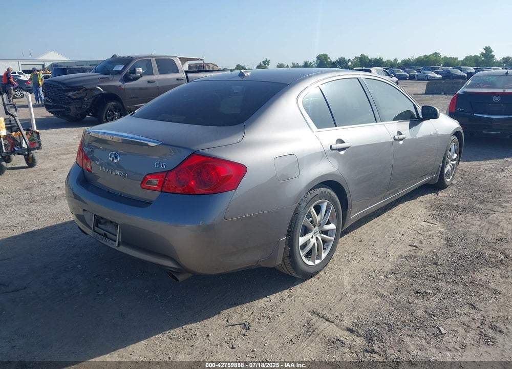 2008 INFINITI G35 JOURNEY VIN: JNKBV61E78M206541
