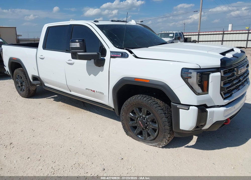 2025 GMC SIERRA 3500HD 4WD  STANDARD BED AT4 VIN: 1GT4UVEY3SF135510