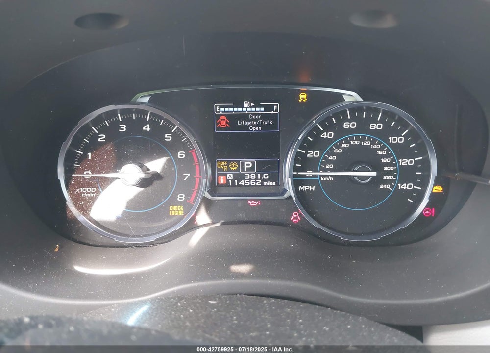 2018 SUBARU FORESTER VIN: JF2SJAJC7JH419424