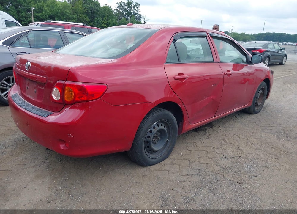 2009 TOYOTA COROLLA VIN: JTDBL40E199055780