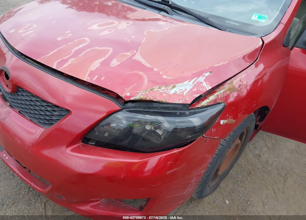 2009 TOYOTA COROLLA VIN: JTDBL40E199055780