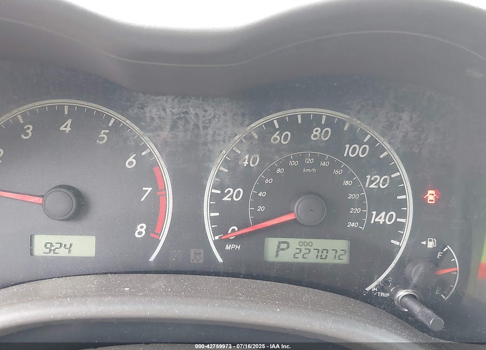 2009 TOYOTA COROLLA VIN: JTDBL40E199055780