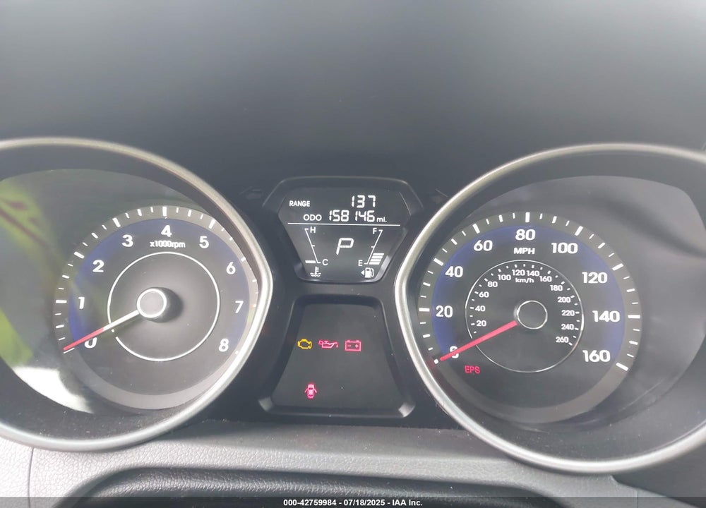 2013 HYUNDAI ELANTRA VIN: 5NPDH4AE1DH271797