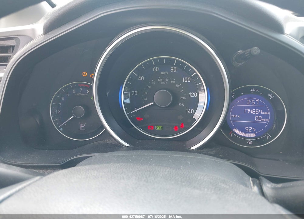 2016 HONDA FIT VIN: JHMGK5H56GX021845