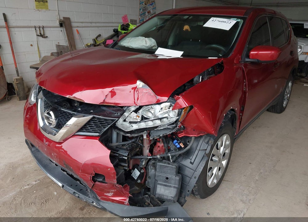 2016 NISSAN ROGUE S VIN: KNMAT2MV5GP606814