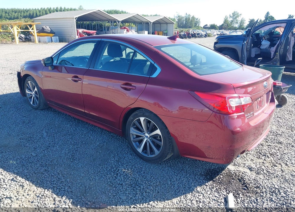 2016 SUBARU LEGACY VIN: 4S3BNAN6XG3049678