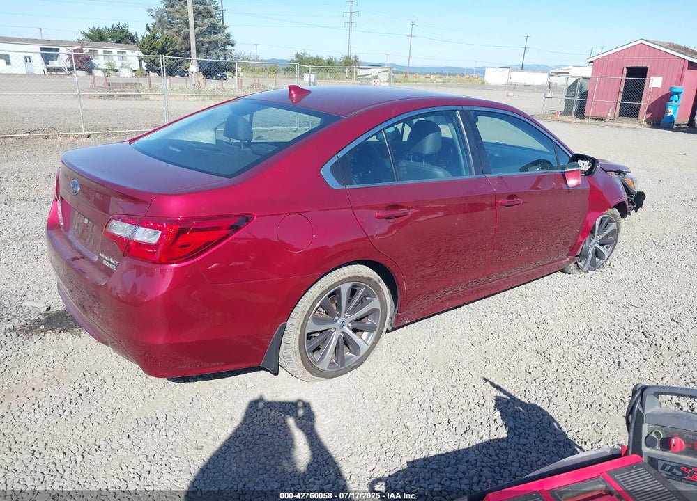 2016 SUBARU LEGACY VIN: 4S3BNAN6XG3049678