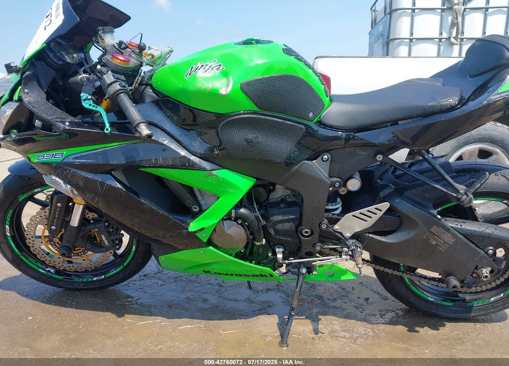 2013 KAWASAKI ZX636 F VIN: JKBZXJF19DA000383