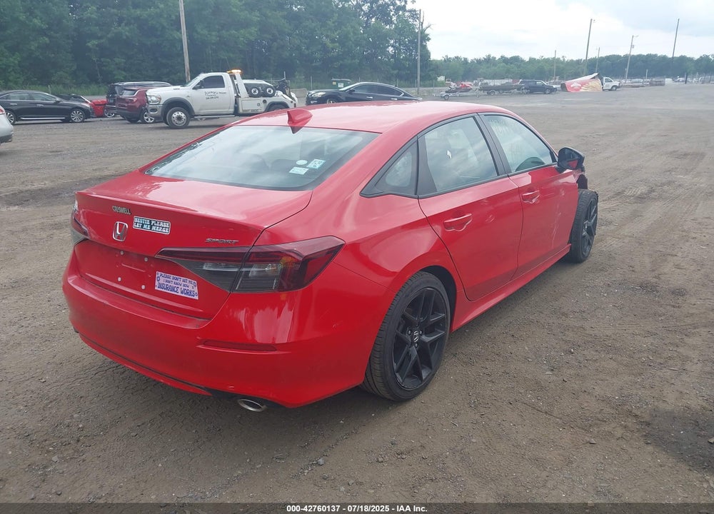 2025 HONDA CIVIC VIN: 2HGFE2F5XSH523326