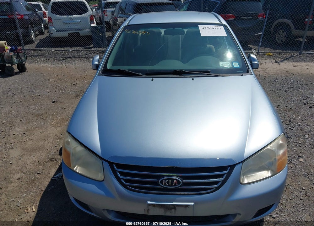 2008 KIA SPECTRA VIN: KNAFE122885544340