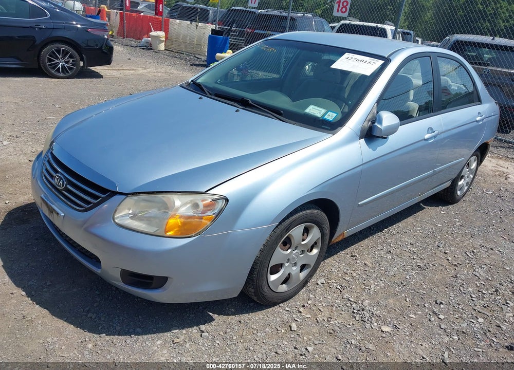 2008 KIA SPECTRA VIN: KNAFE122885544340