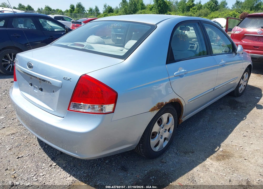 2008 KIA SPECTRA VIN: KNAFE122885544340