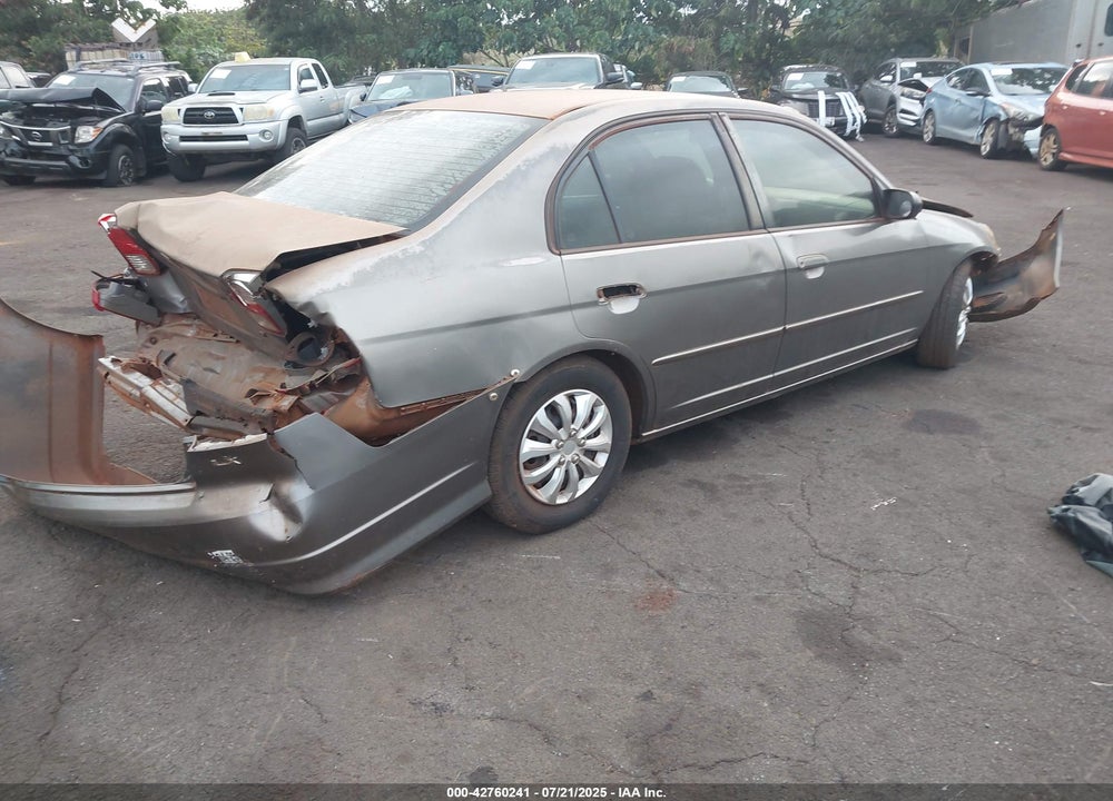 2004 HONDA CIVIC LX VIN: 2HGES16554H594239