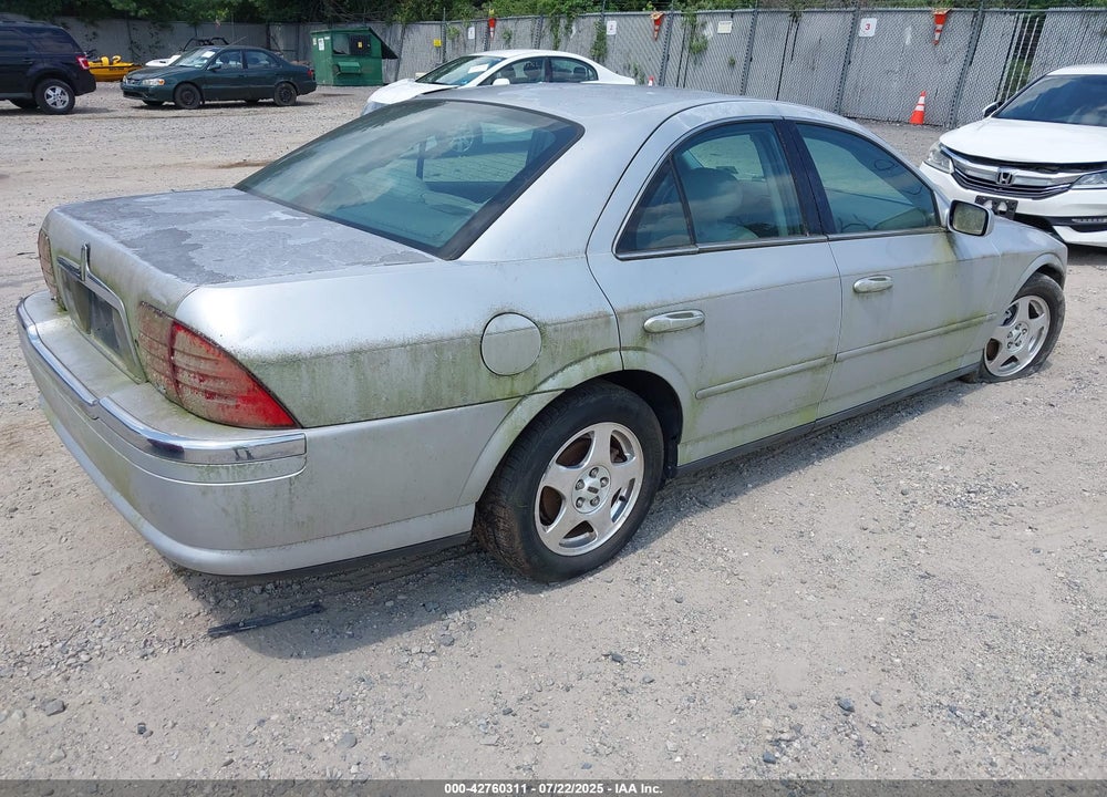 2001 LINCOLN LS V6 AUTO/V6 MANUAL VIN: 1LNHM86S31Y674950