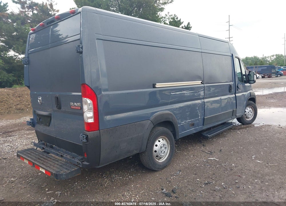 2020 RAM PROMASTER 3500 CARGO VAN HIGH ROOF 159 WB EXT VIN: 3C6URVJG1LE128461