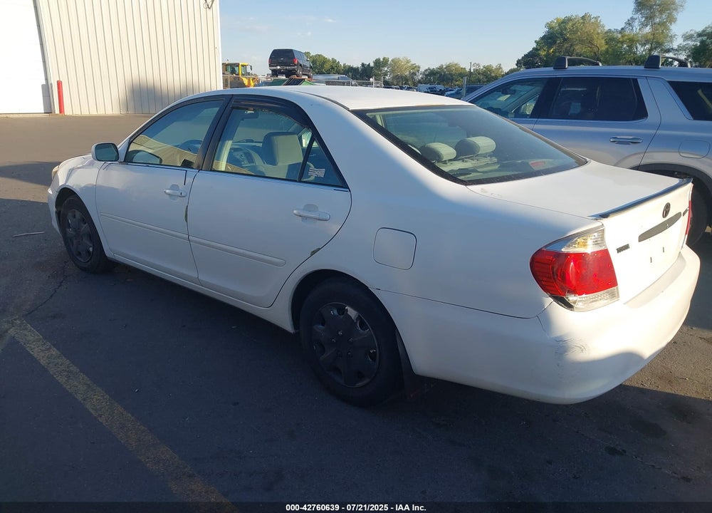 2005 TOYOTA CAMRY LE VIN: 4T1BE32K45U424397