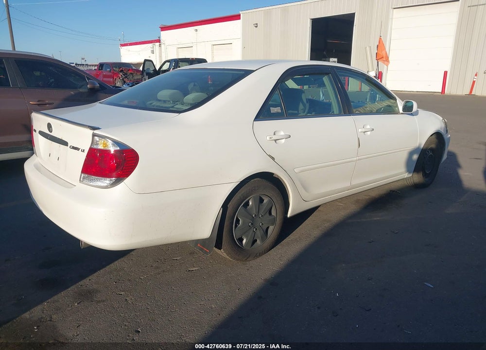 2005 TOYOTA CAMRY LE VIN: 4T1BE32K45U424397