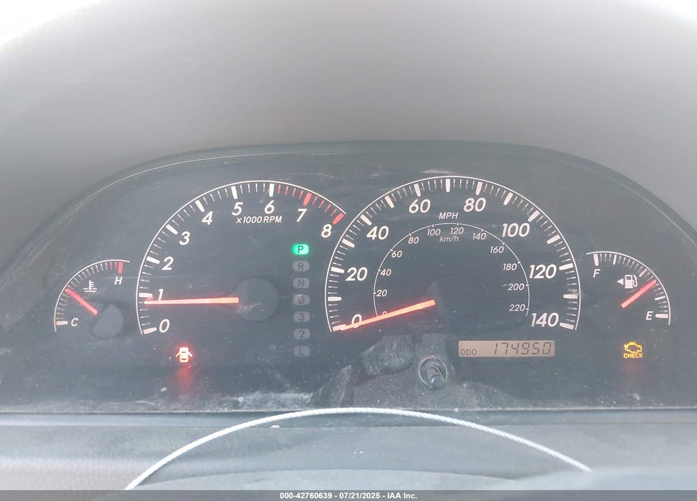 2005 TOYOTA CAMRY LE VIN: 4T1BE32K45U424397