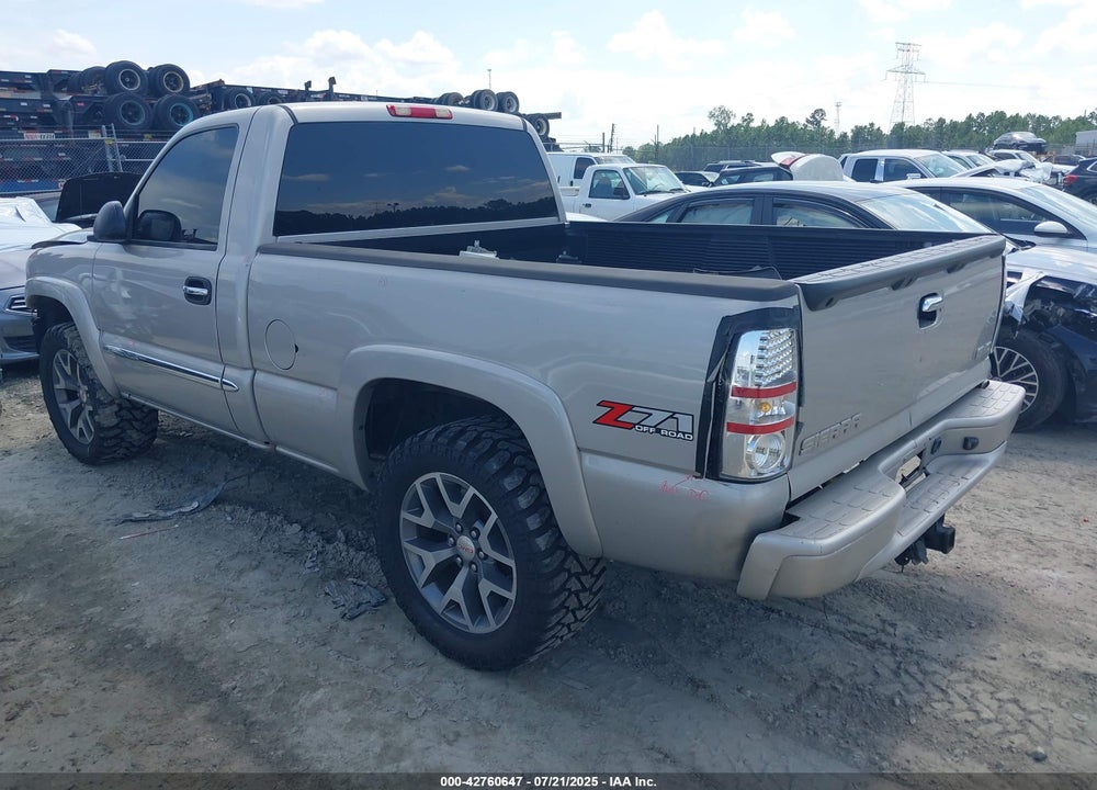 2006 GMC SIERRA 1500 SLE1 VIN: 3GTEK14Z56G163584