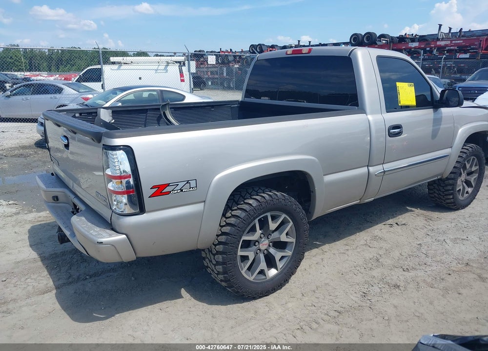 2006 GMC SIERRA 1500 SLE1 VIN: 3GTEK14Z56G163584