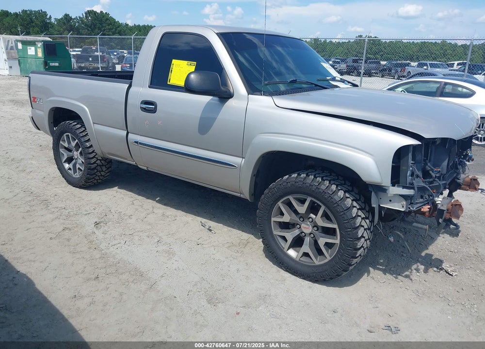 2006 GMC SIERRA 1500 SLE1 VIN: 3GTEK14Z56G163584