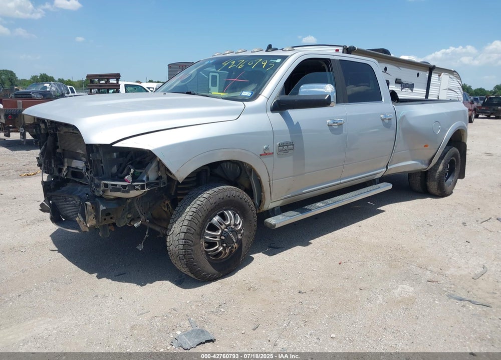2017 RAM 3500 LAIE LONGHORN  4X4 8' BOX VIN: 3C63RRKL1HG662277